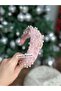 Luxury Design Pearl Embroidered Tulle Knotted Wide Crown Pink Female Child Crown - 5
