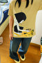 Lenithra Lamp Christopher Street Front Printed Unisex Oversize Beige T-Shirt