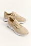 High Sole Lace-Up Sports Shoes Mink - 2