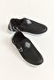 Laceless Model Comfort Sports Shoes Black White