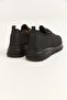 Comfortable Sole Lace-Up Sports Shoes Black - 3