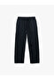 Basic School Sweatpants with Cotton Pocket Detail