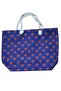 Lined Zippered Pocket Women's Beach Bag - Summer Large Size Bag - 4