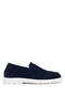 Men's Genuine Leather Navy Blue Casual Shoes