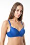 حمالة صدر نسائية زرقاء كلاسيكية مبطنة بتقنية Underwire - 2