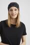 Women's Black, White Patterned, Rope Detailed 4 Season Hat Beanie Buff - Ultra Soft Natural Combed Cotton Fabric - 6
