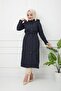 Water Prof Dark Blue Fur Lined Winter Oversize Seasonal Coat & Coat - 2