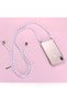 iPhone XS Max Compatible White Black Striped Neck Strap Transparent Silicone Case