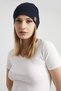 Women's Navy Blue, Special Design 4 Season Hat with Rope Detail, Beret Buff - Ultra Soft Natural Combed Cotton - 4