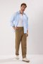 Beige Wide Leg Loose Fabric Baggy Trousers Tmnss23Pl00039 - 2