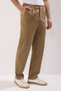 Beige Wide Leg Loose Fabric Baggy Trousers Tmnss23Pl00039 - 3