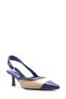 Glenda 5Fx Navy Blue Women's Heeled Shoes - 2