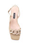 Barane 4Fx Tan Women's Heeled Sandals - 4