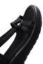 Women's Black Ankle Strap Comfort Sandals 24SFE2352SM - 8