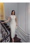 Lined Floral Embossed Midi Dress - 2