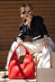 Valery Red Genuine Leather Women's Hand Shoulder and Shoulder Bag - 4