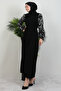 Defne Hijab Dress Black - 2