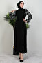 Defne Hijab Dress Black - 3