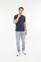 M-Sn220 Bsc T-Shirt 4Fx Navy Blue Men's Short Sleeve T-Shirt - 3
