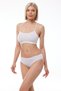 Women's Black White Skin 6-Piece Pack Modal Narrow Fit Intermediate Waist Slip Panties 187 - 7