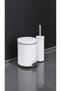 2 Li Çöp Kovası Banyo Seti Beyaz - 4