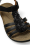 157362Z4FX Black Women's Comfort Sandals - 7