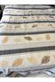 طباعة نمط ورقة 200x240 سم. بيك أحادي مزدوج (BATTAL).