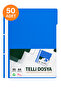 Ring Binder Blue A4 – Pack of 50 Plastic Folders with Holes - 3