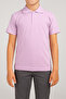 Unisex Children's Youth Polo Collar Short Sleeve Normal Pattern Plain Basic School High School T-shirt - 2