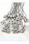 Zircon Stone Twist Chain Chubby Letter Balloon Necklace - 7