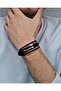 Viking Thor Axe Figured 3 in 1 Black Genuine Leather Bracelet