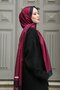 Premium Lux Original Monogram Shawl (Silk Voile, High Quality, Lightweight, Casual, Stylish, Testure Clothing) - 3