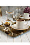Mocha Tray 10 Piece Special Set for 2 People - Turkish Delight Bowl - Glass - 3
