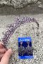 Alejandro Purple Bridal Henna Crown Special Occasion Accessory Women's Crown and Wide Shuttle Earrings Set - 3