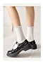3-Pack Ruffle Detail 3-Color 100% Cotton Women's Socks - 6
