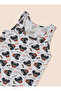 Boy's Organic Cotton Lycra Undershirt 3-Piece Car Emp. Kepçe 3013-3 - 6