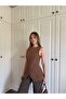 Buttoned Double Fabric Brown/Burgundy Vest - 5