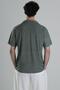 Men's Khaki Summer Terry Cloth T-Shirt Coc1838 - 5