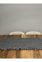 Gray Runner Ruffle Tablecloth 40X110 cm Ruffle Runner - 2
