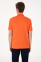 Men's Regular Fit Polo Neck Pomegranate Flower Basic T-Shirt 50306007-Vr039 - 7
