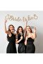 Rose Gold Bride to Be Calligraphy Banner – Sparkling Lettering Banner for Bachelorette Party - 4