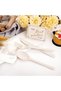 Set of 25 Cream Colored Plastic Forks |   Disposable Fork |   Party & Picnic Supplies - 2