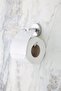 Chrome Long Towel Holder / Wide Cover Toilet Paper Holder 2-Piece Bathroom Set - 3