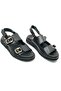 25440013Y Women's Leather Sandals - 3