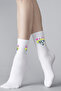 Children's Socks Below Knee Socket School Socks Colorful Girls' Patterned Socks School Socks 3 Pieces - 2