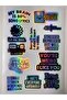 Laptop Sticker (Sticker) Notebook, Helmet, Wall, Bicycle, Motorcycle, Cabinet, Door - 3