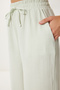 Muslin Palazzo Trousers Water Green Lmx0008 - 4
