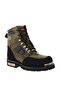 Olive Leather Men's Boots & Booties Hd1777063203 - 3