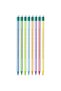 Pencil with eraser Evolution Stripes 646, 12 pcs/box - 2