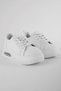 Riga White Women's Sneakers - Transparent Detailed - 5